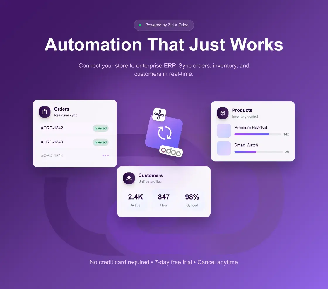 Connecteur Zid Odoo