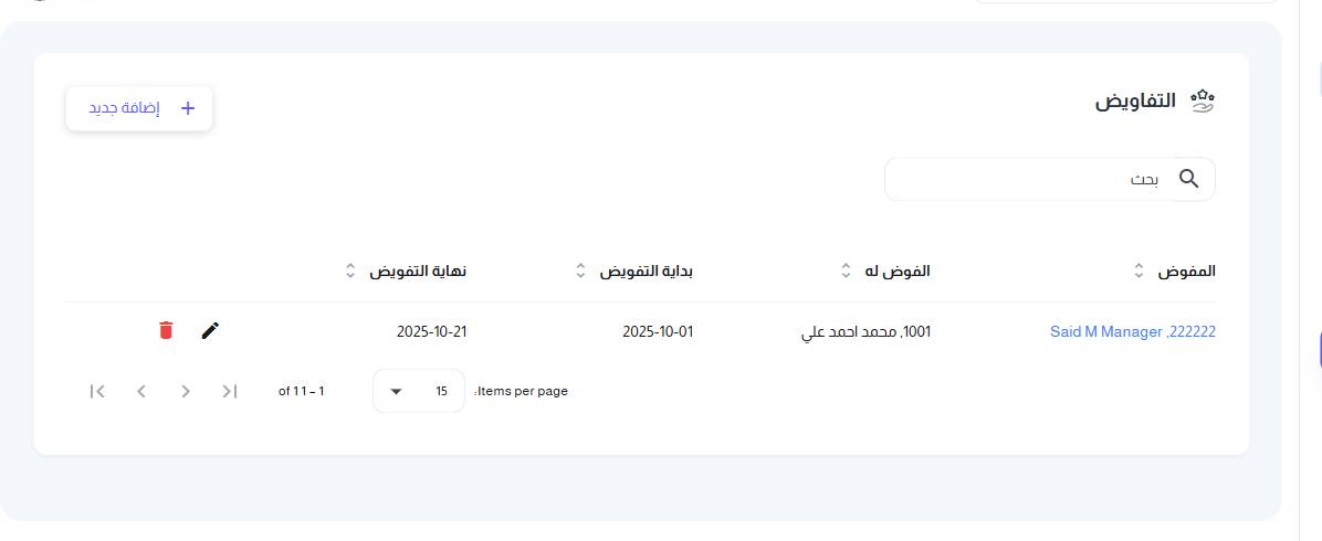 شاشة التفاويض